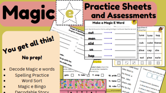 Magic e Practice Activities and Assessments