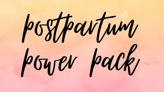 Postpartum Power Affirmation Cards