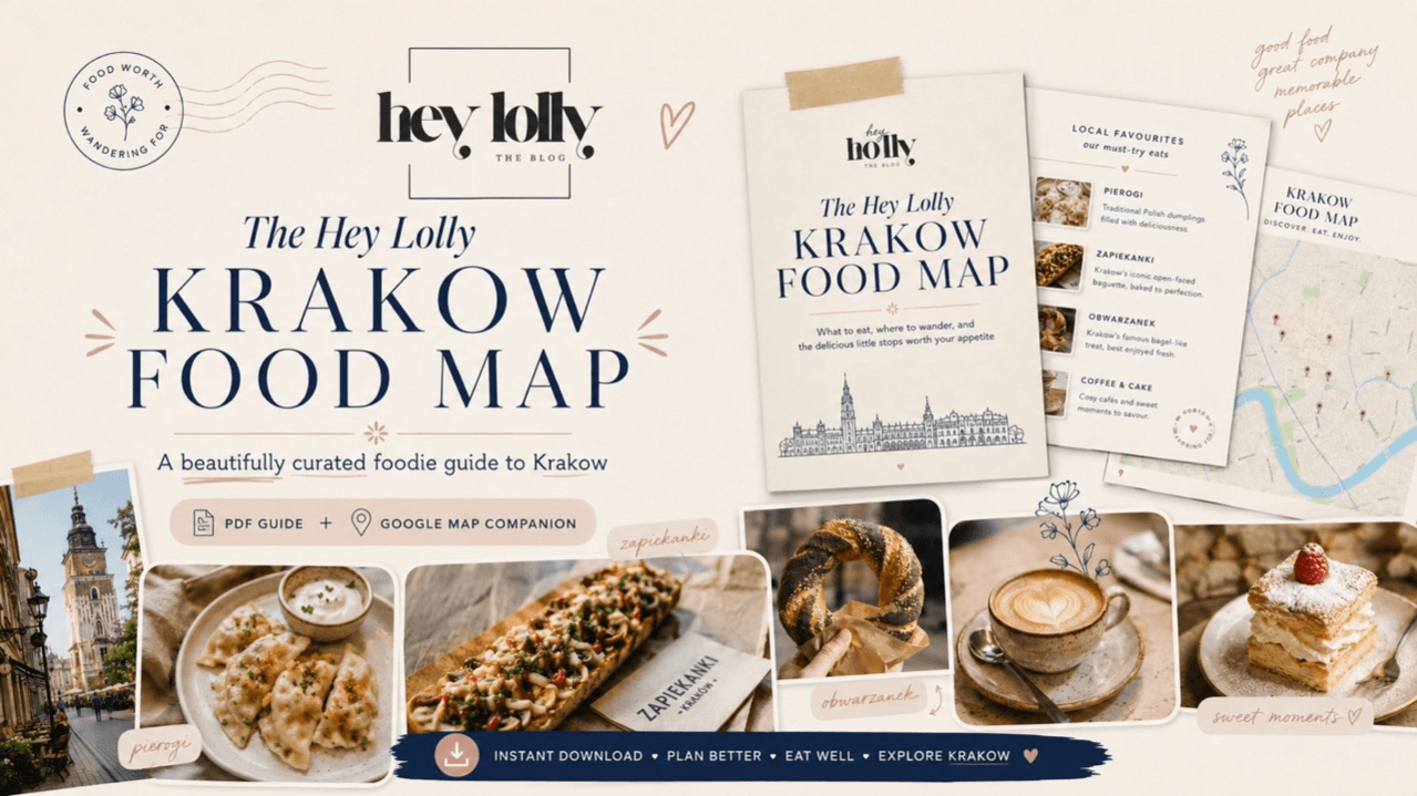 The Hey Lolly Interactive Poland, Krakow Food Map