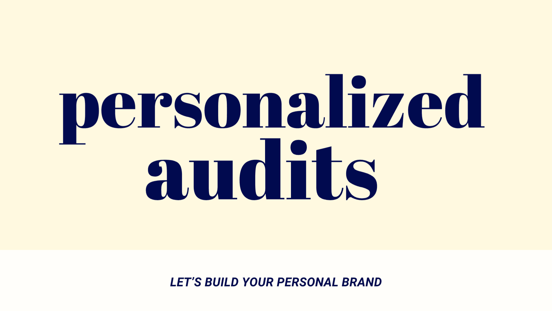 Creator Audit + Action Plan