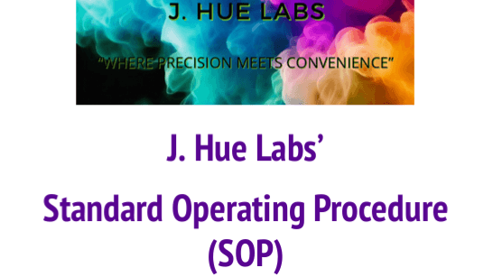 My exact lab SOPs from J. Hue Labs 🧬