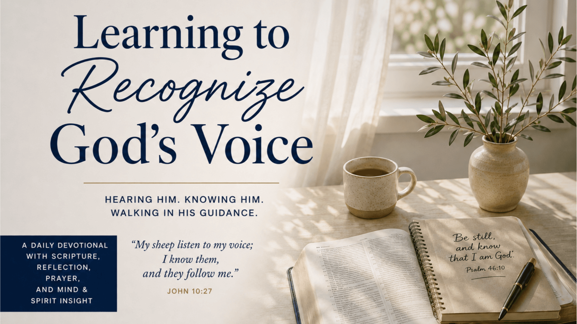 31-DAY Journey: Learning to Recognize God's Voice