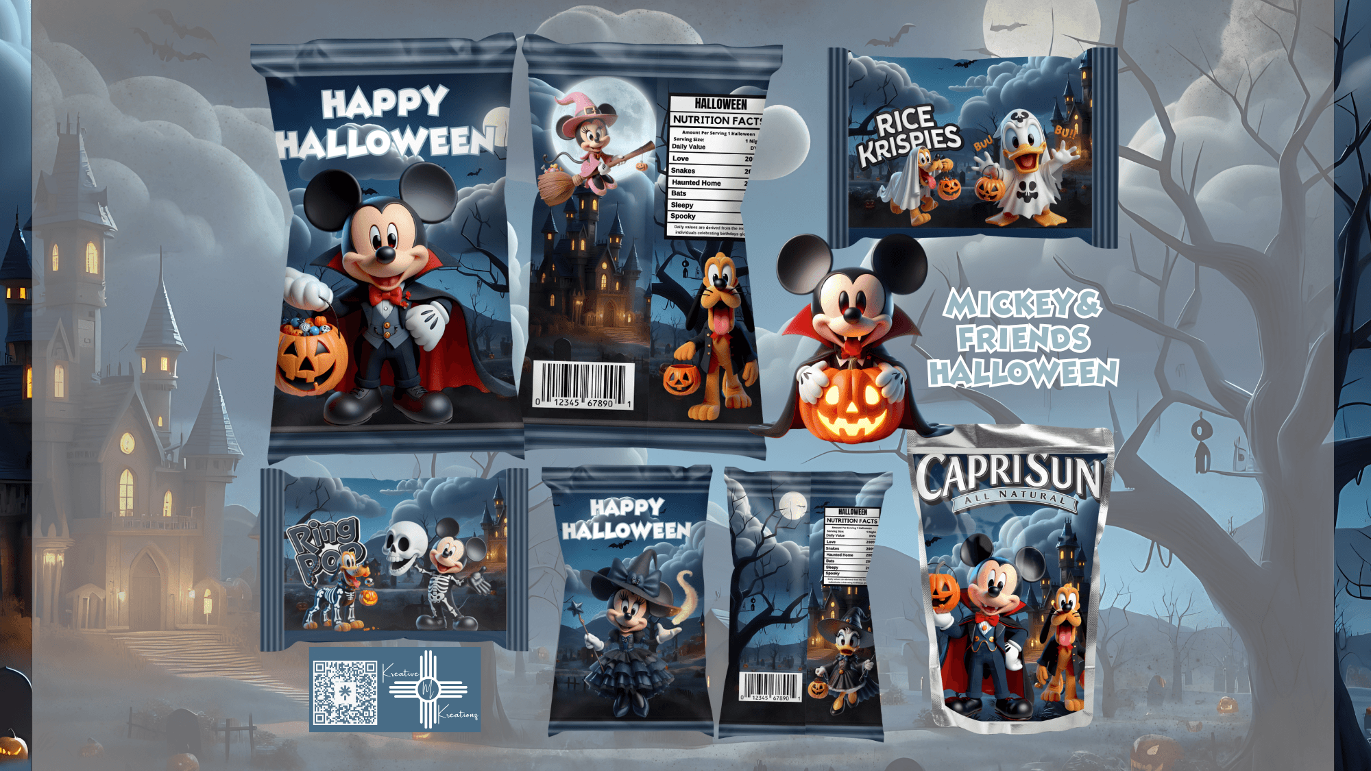 Mickey And Friends Halloween Digital Treat Bundle