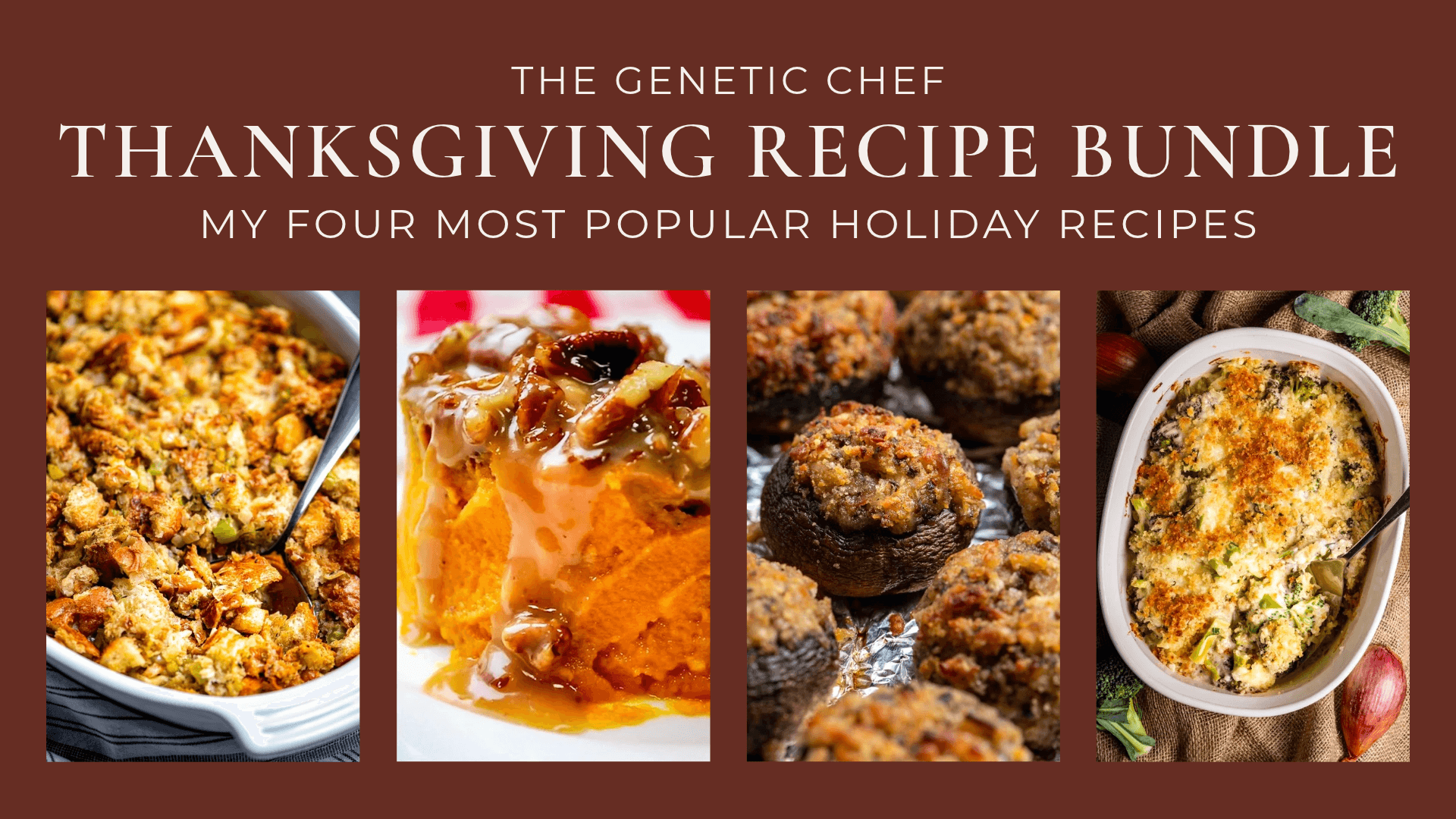 Top 4 Thanksgiving Recipe Bundle