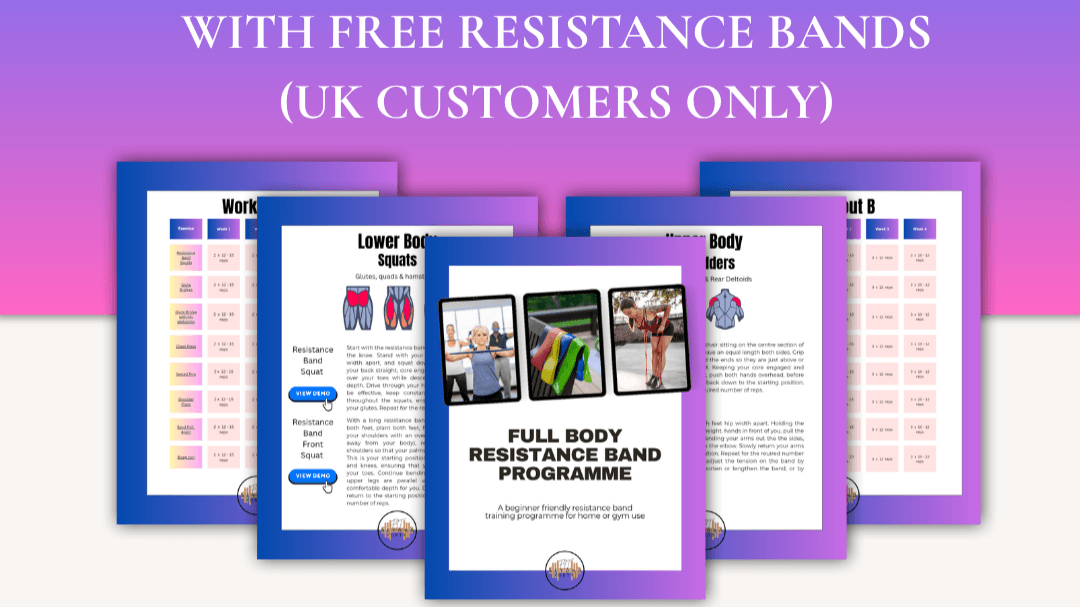 Full Body Resistance Band Programme + FREE Bands