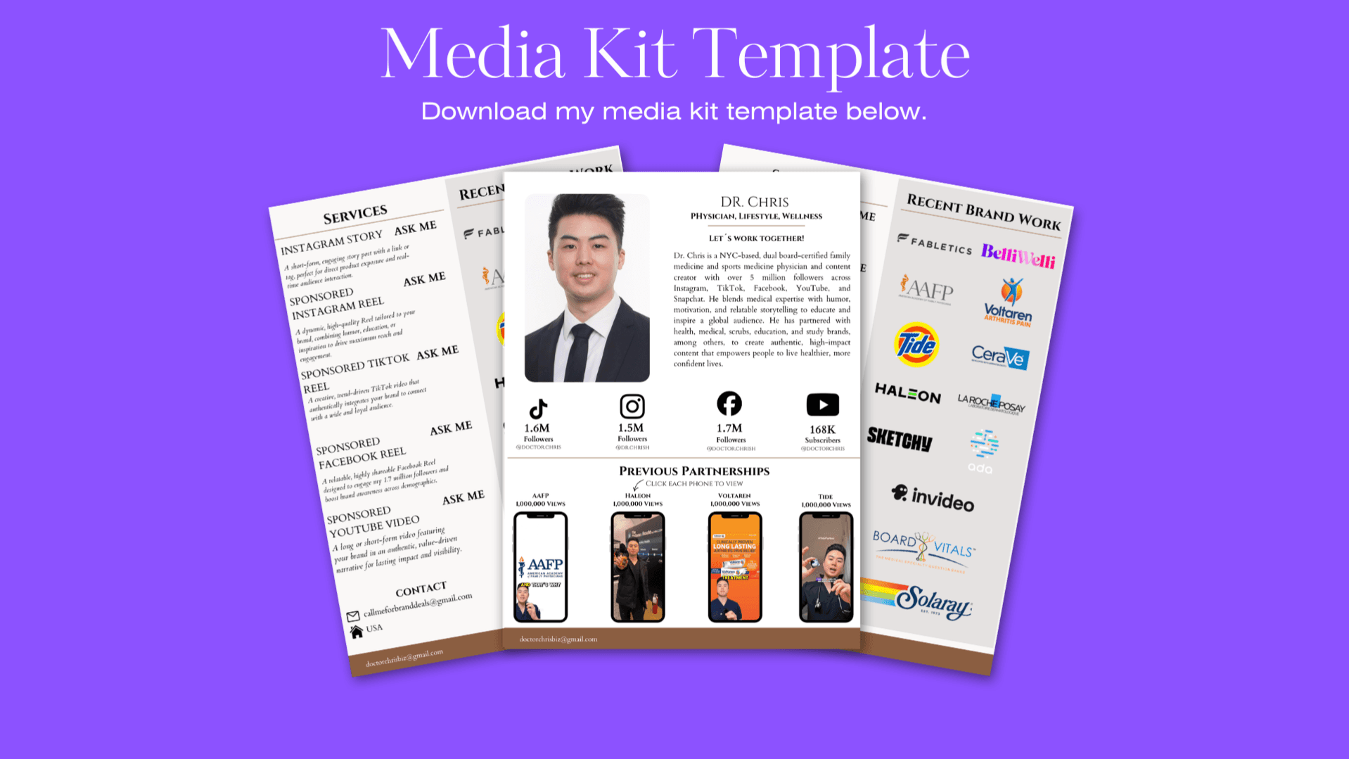 Get My Media Kit Template Now!