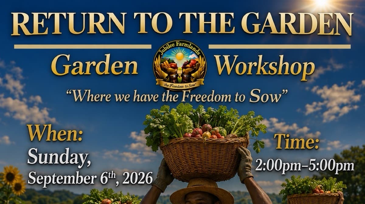 Return To The Garden Workshop