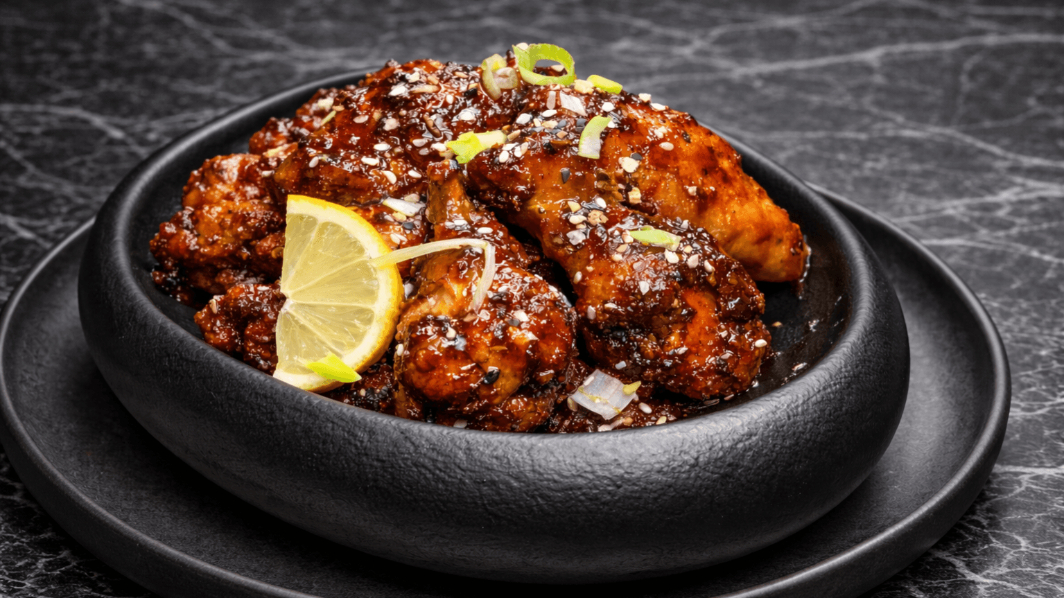 Sticky Citrus Suya Chicken Wings (Air-Fried)