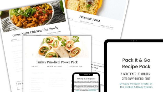 The Pack It & Go Recipe Pack