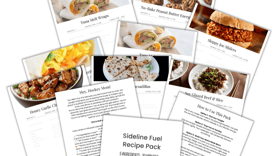 Sideline Fuel Recipe Pack