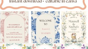 7 Tea Party Design Templates