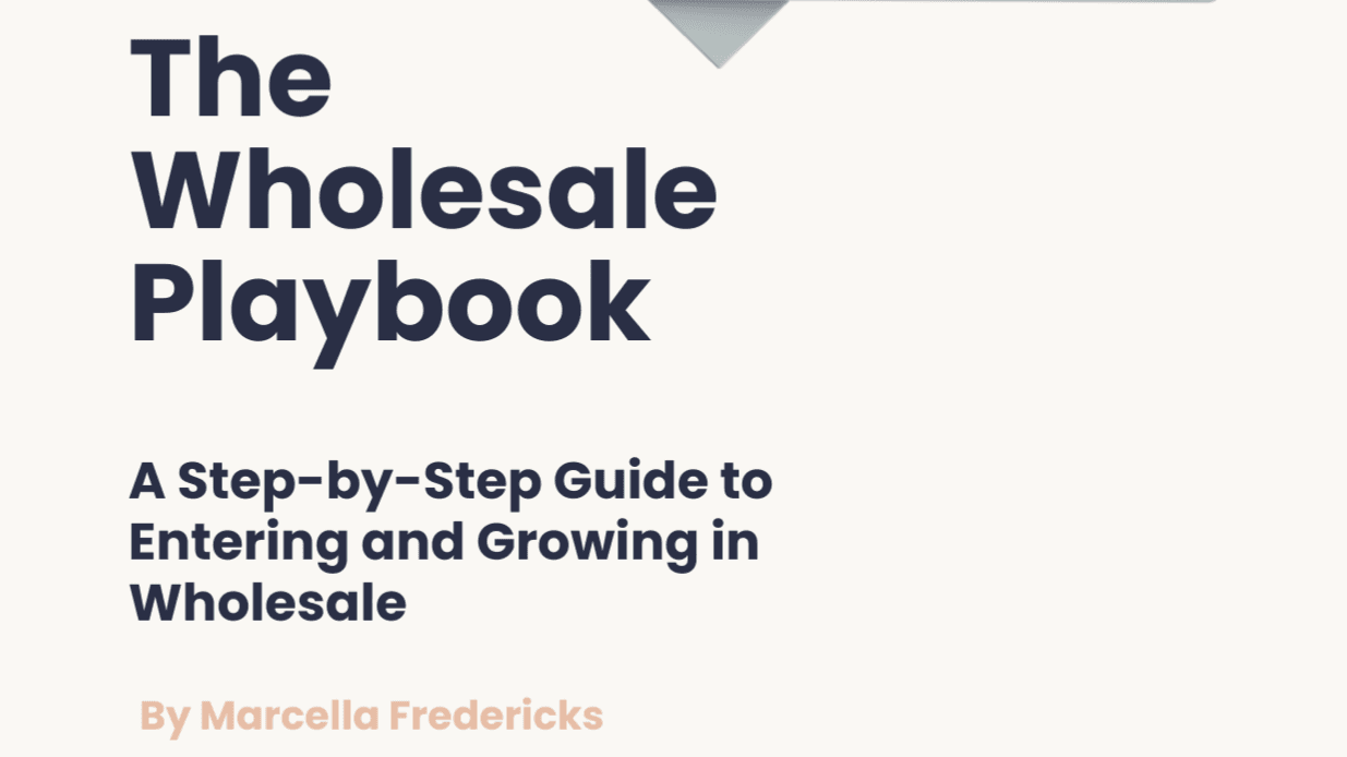 The Wholesale Playbook
