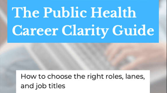 Public Health Career Clarity Guide