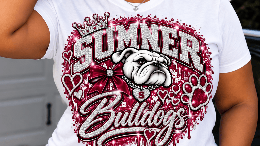 Sumner Glam Women White T-SHIRT $30