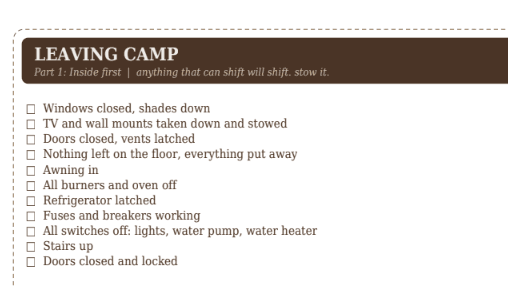 RV Camp Day Cards