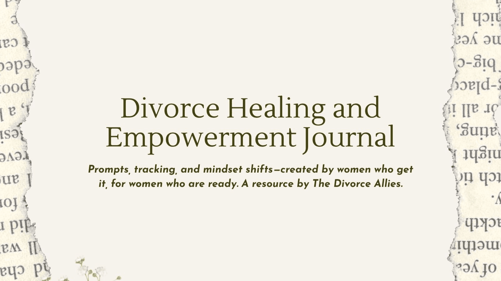 Get My Divorce Healing Journal Now!