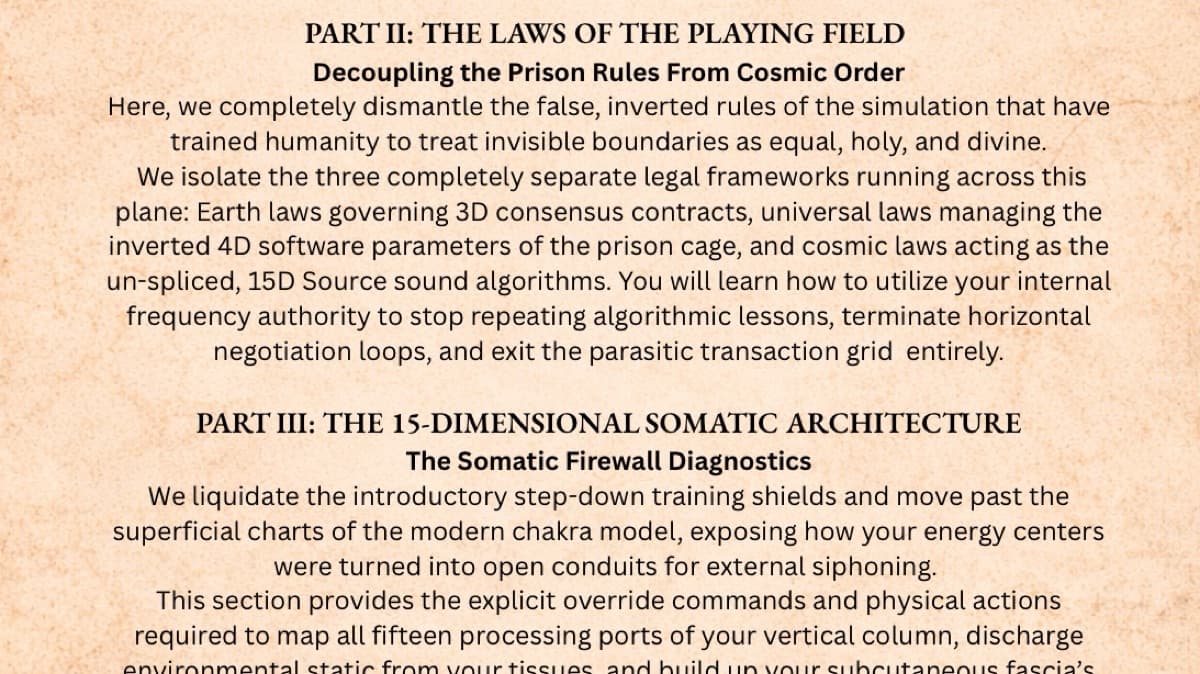 THE SOVEREIGN TEMPLATE