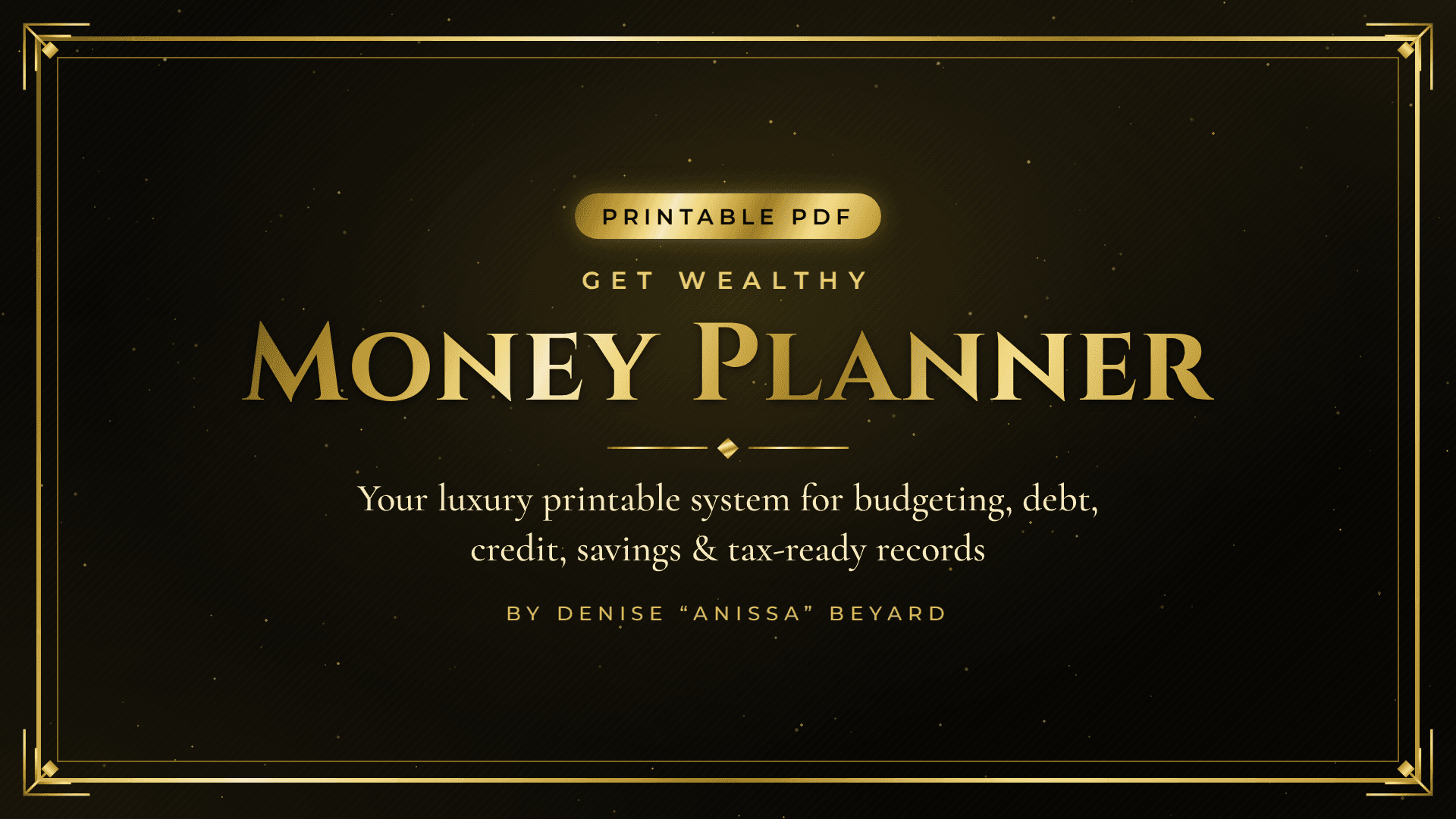 Get Wealthy Money Planner