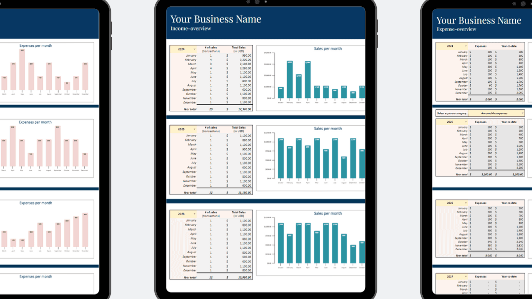 Get My Small Business Bookkeeping Tracker Now!