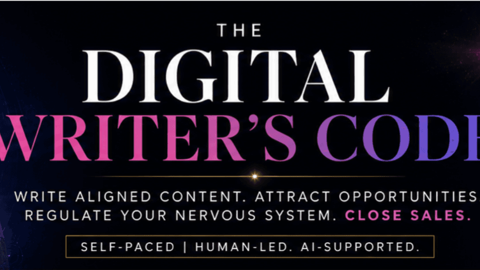The Digital Writer's Code (Writing Course)