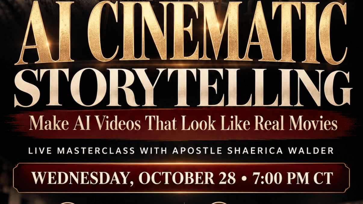 AI Cinematic Storytelling Masterclass