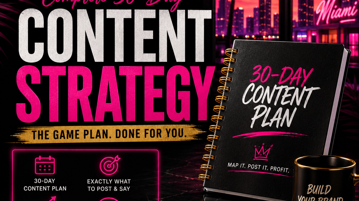 COMPLETE 30-DAY CONTENT STRATEGY