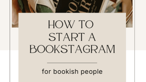 How to Start a Bookstagram