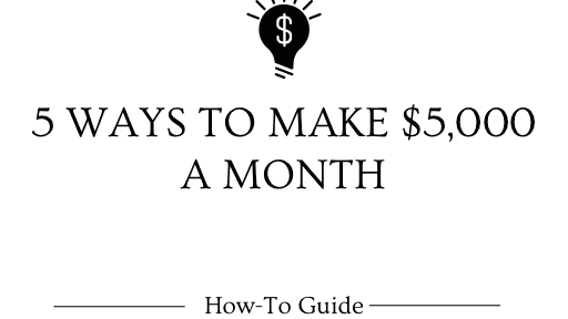 ✅ 5 Ways to Make $5,000 a month✅