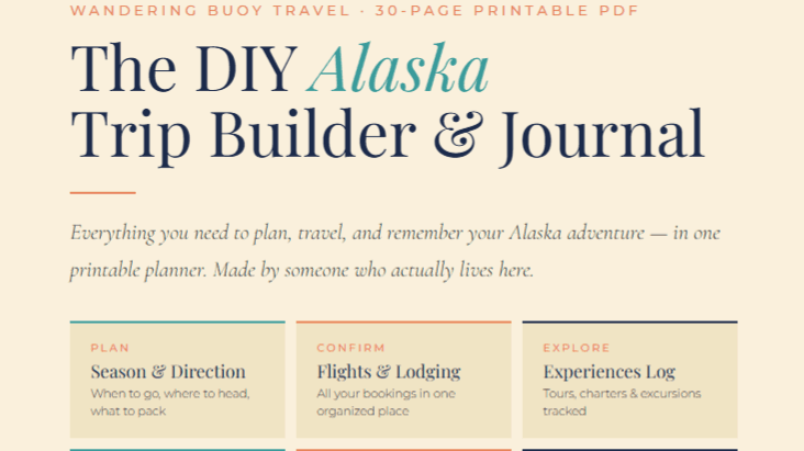 The DIY Alaska Trip Builder & Journal