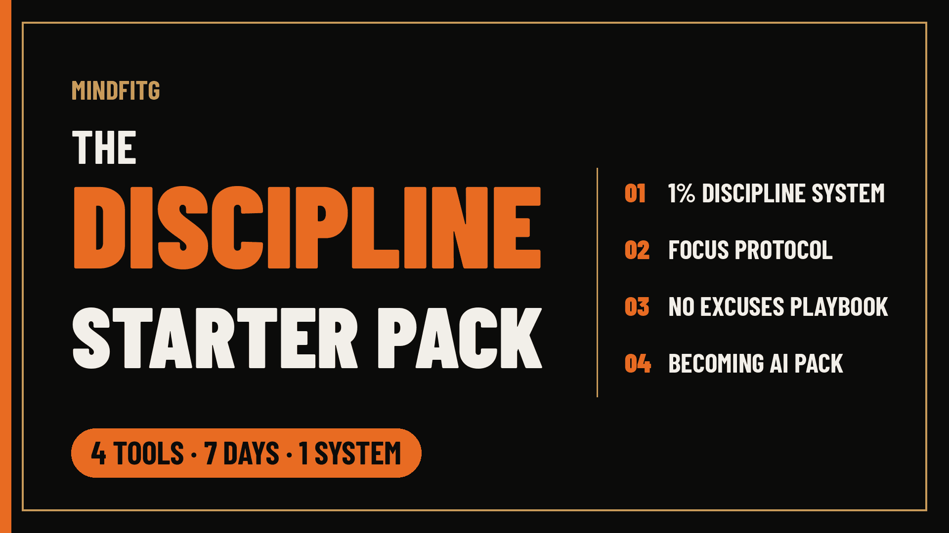 The Discipline Starter Pack