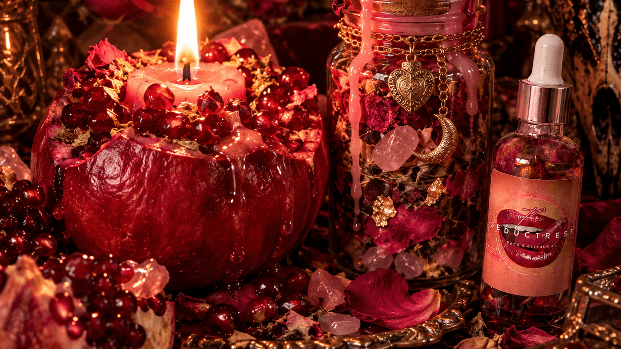 Glamour Magick Spell - JAR AND SEDUCTRESS OIL