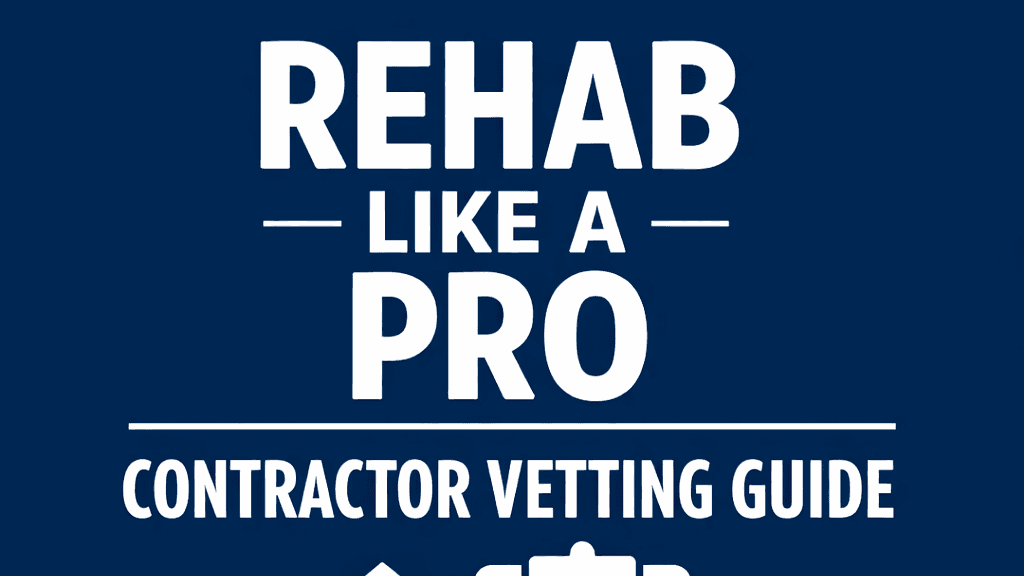 FREE Rehab Like a Pro Contractor Vetting Guide