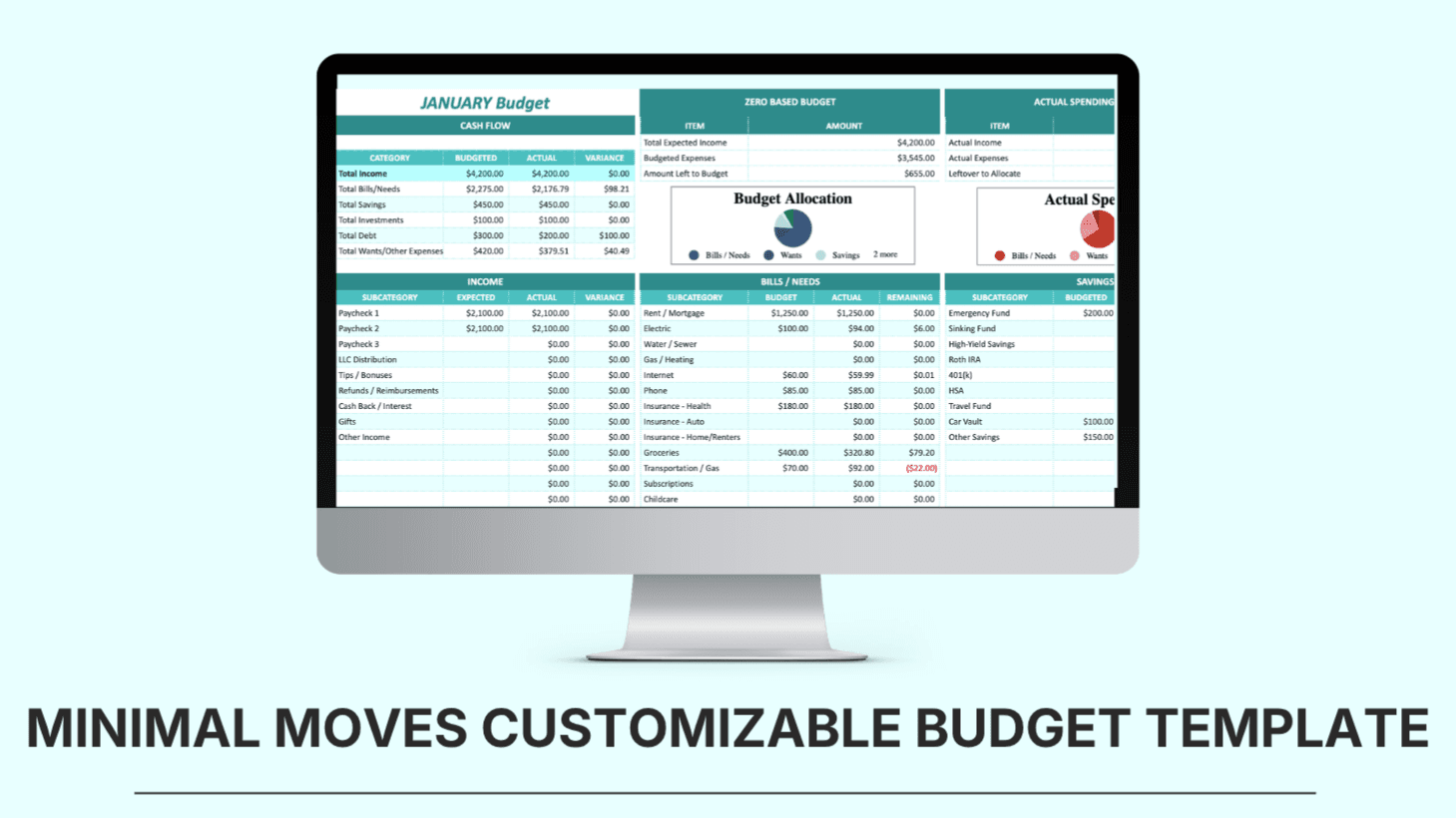 2026 Budget System | Minimal Moves