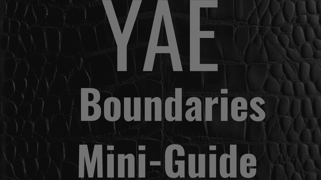 YAE Boundaries Mini Guide