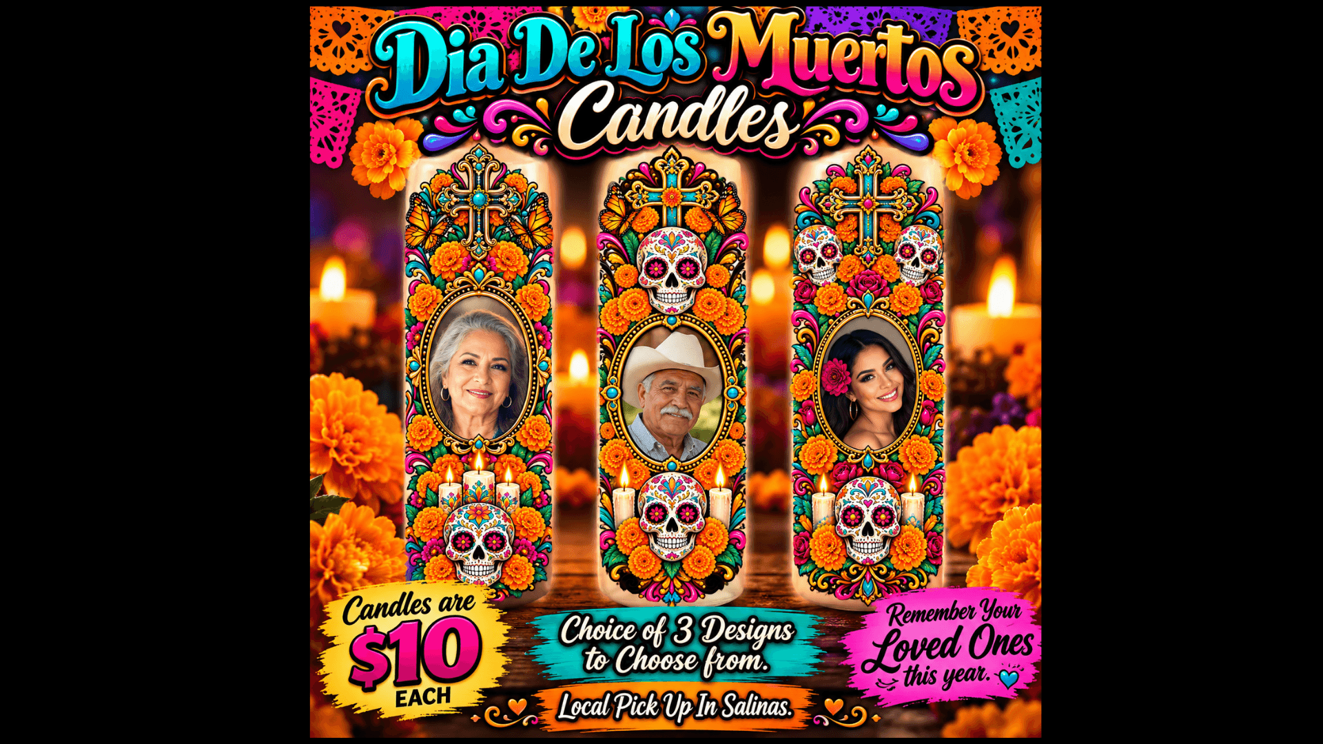 Day of the Dead Candles
