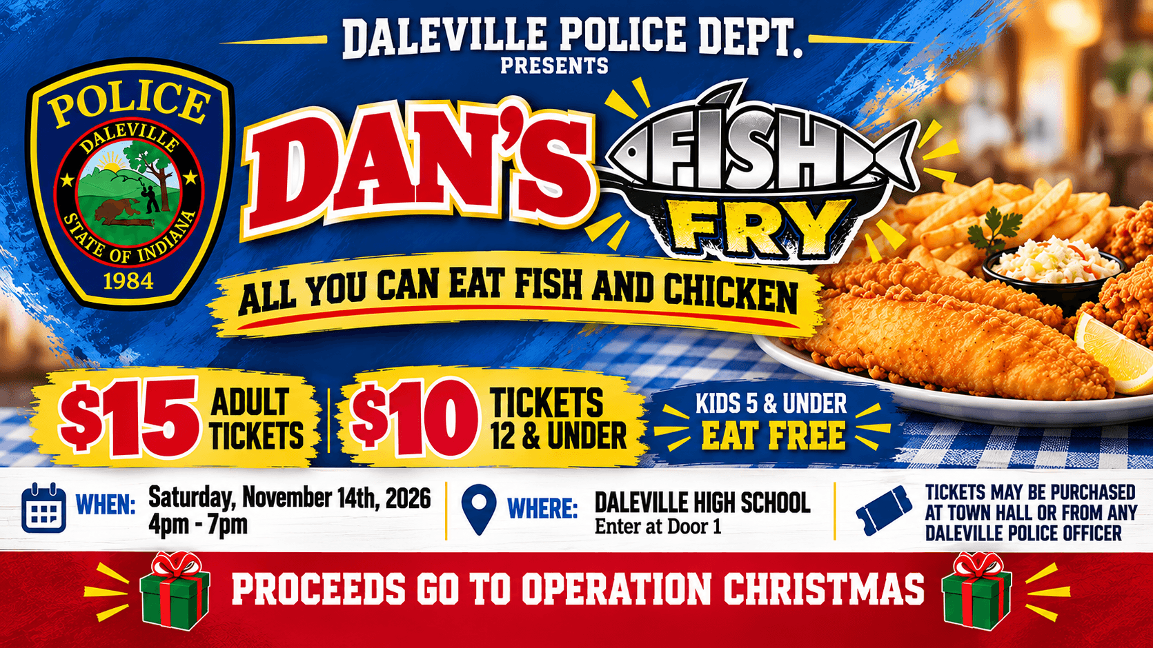 4 Adult Fish Fry Tickets