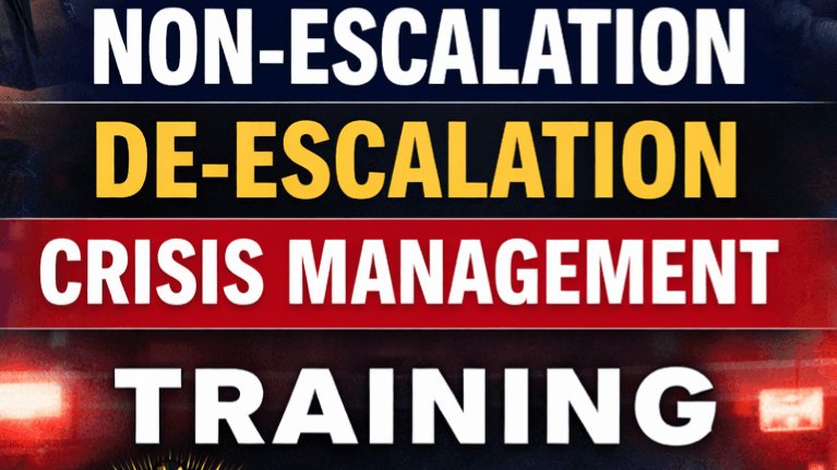 Non-Escalation, De-Escalation and Crisis Mgmt.