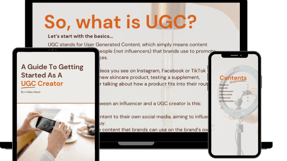 ✨ The UGC Starter Pack For Women Over 35✨