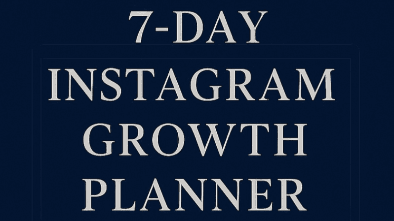 The Boss Lady: 7-Day Instagram Planner