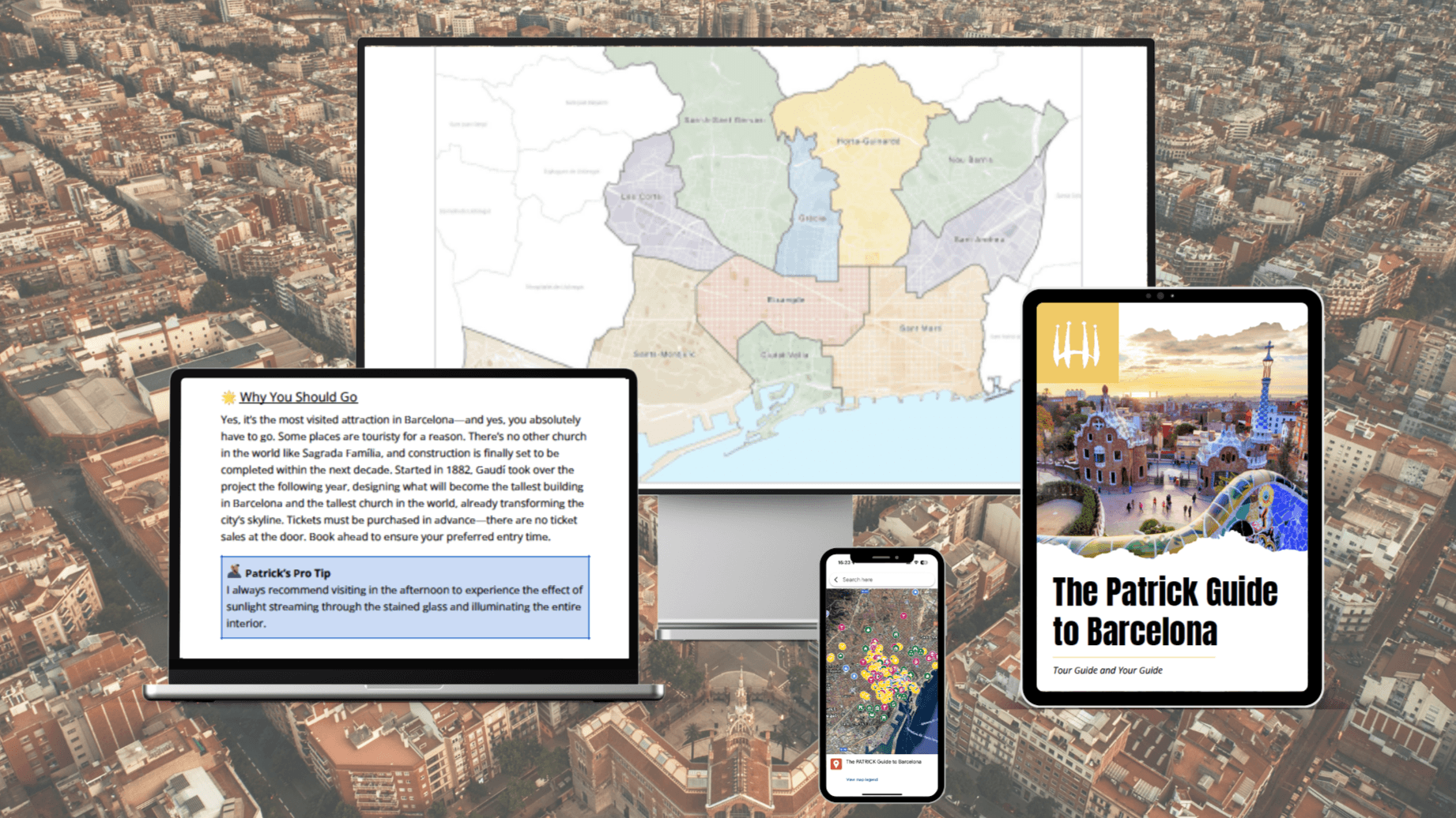 Get My Patrick Guide to Barcelona Now!