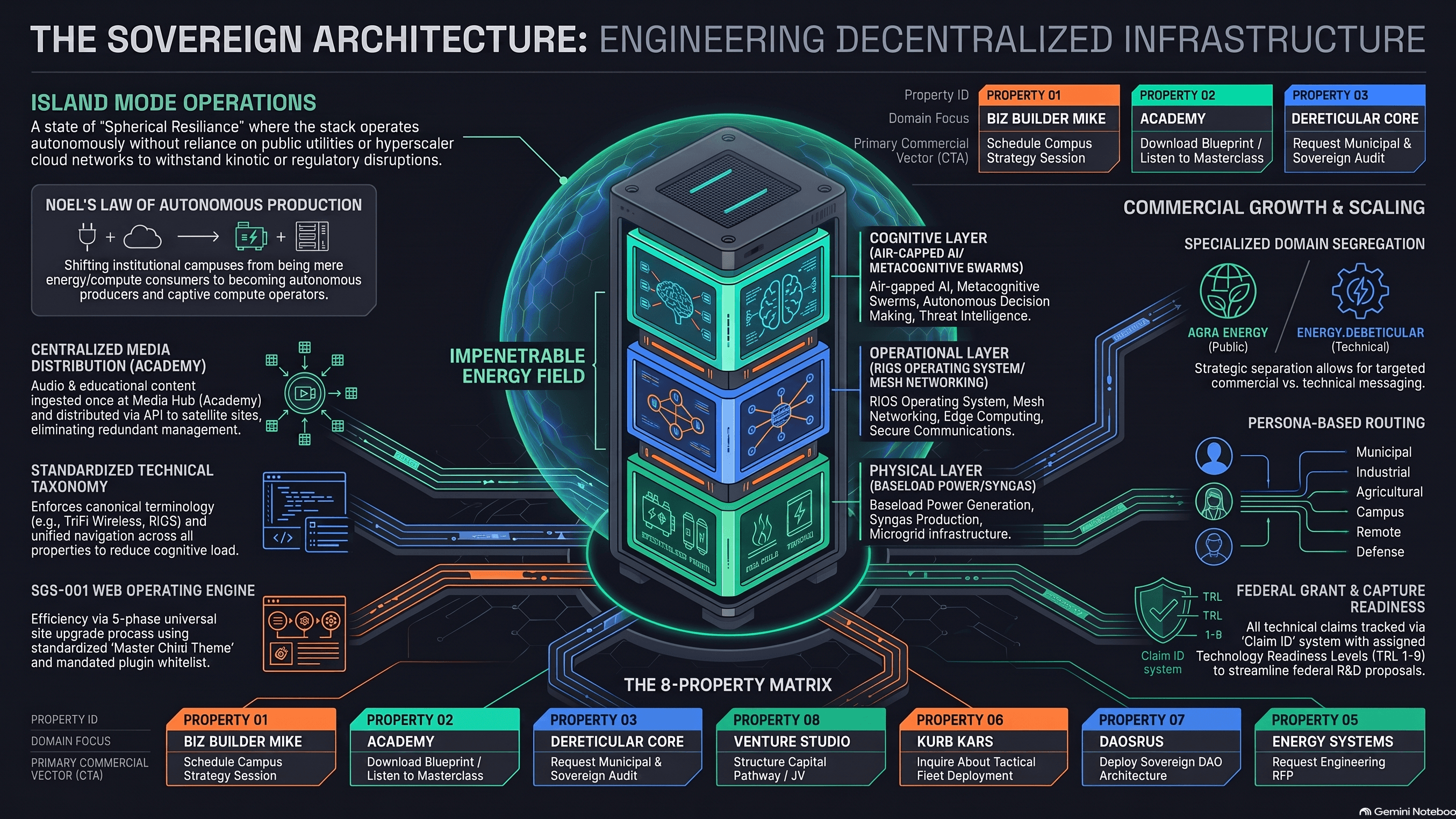 The Sovereign Architecture Dossier & Schematics