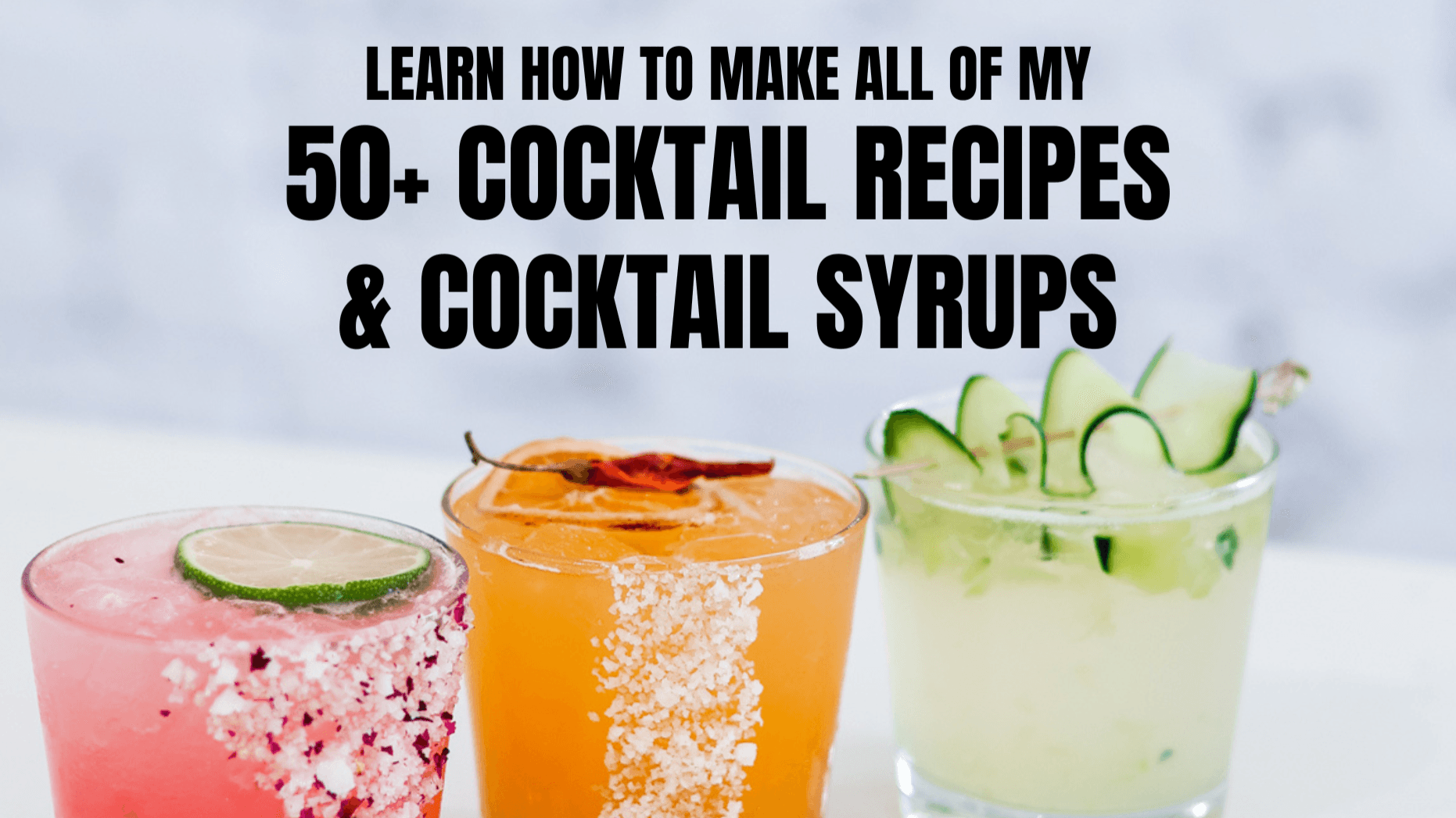 50+ Cocktail Recipes + Batching for Profit 🔥