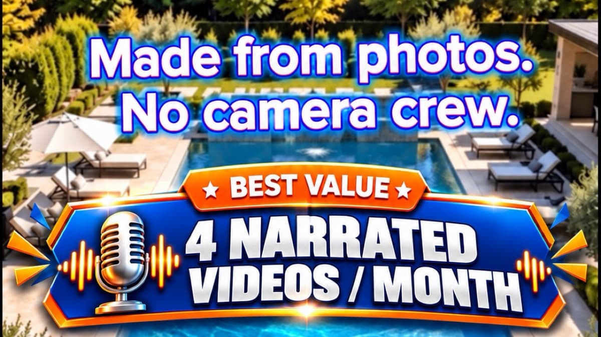 AI Listing Video Monthly + Voiceover