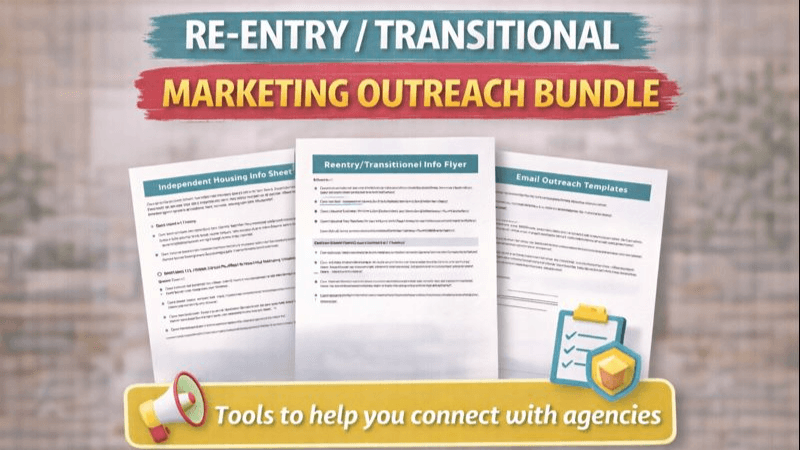 Re-entry/Transitional Marketing Outreach Bundle