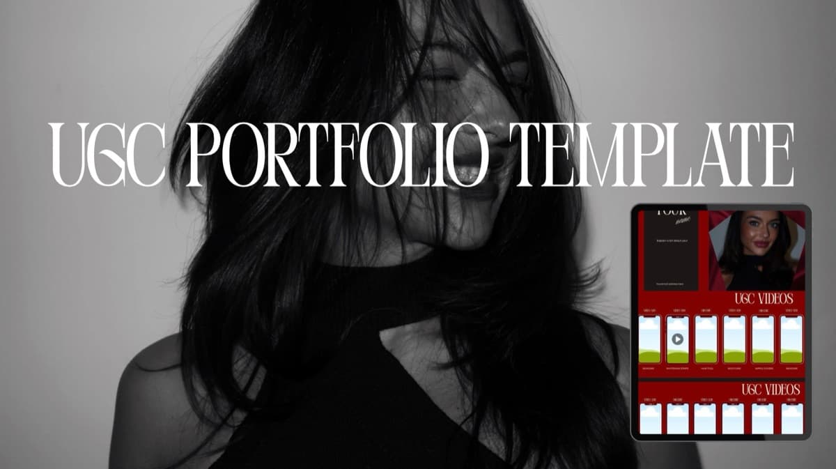Get my UGC Portfolio template