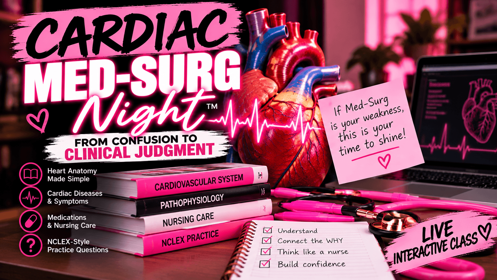 CARDIAC NIGHT| From Confusion to Clinical Judgment