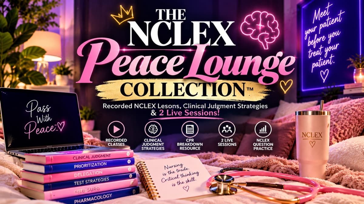 The NCLEX Peace Lounge Collection w Nurse Destiney