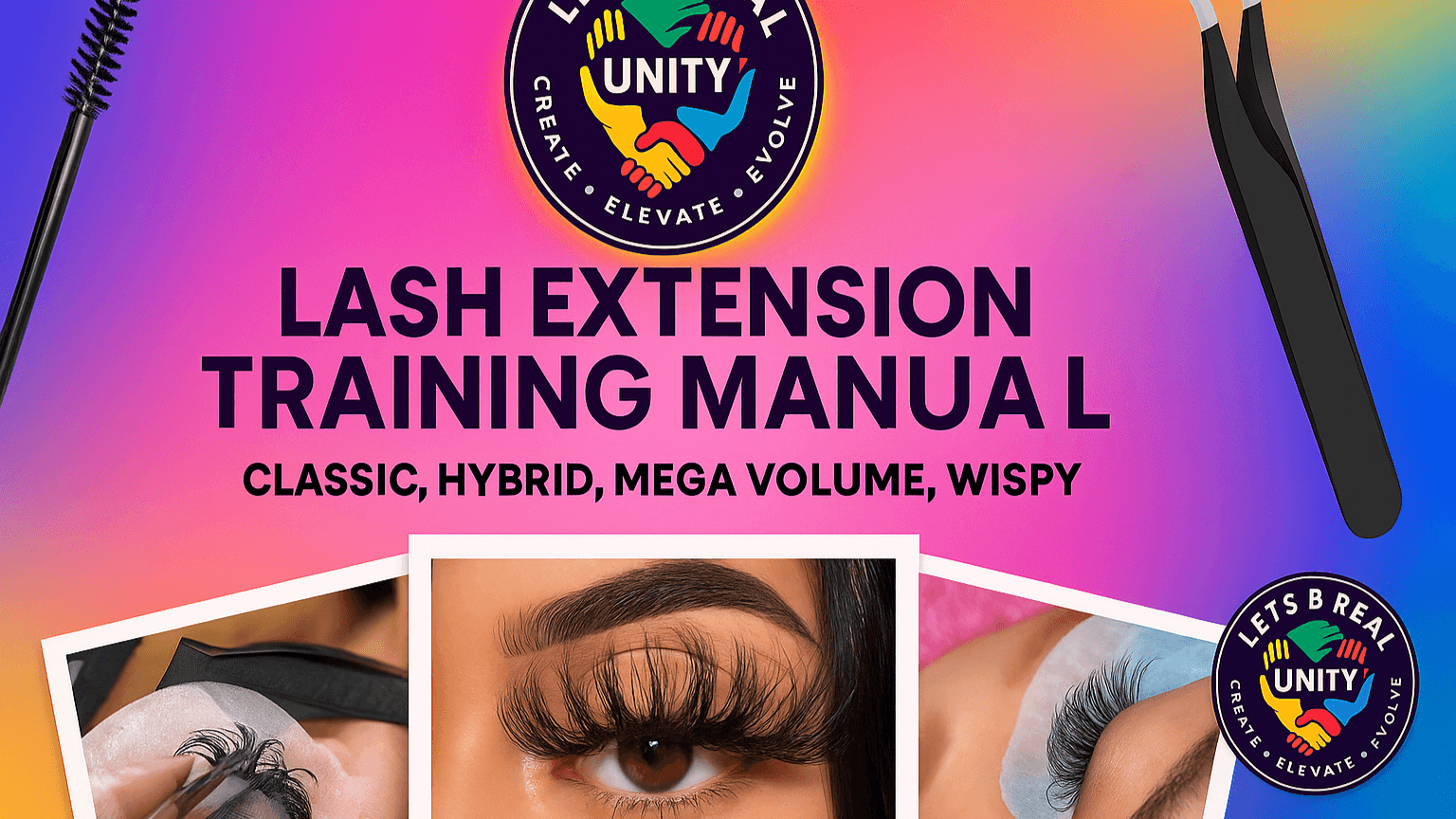Step To Step Training Manual for Lash Extensions