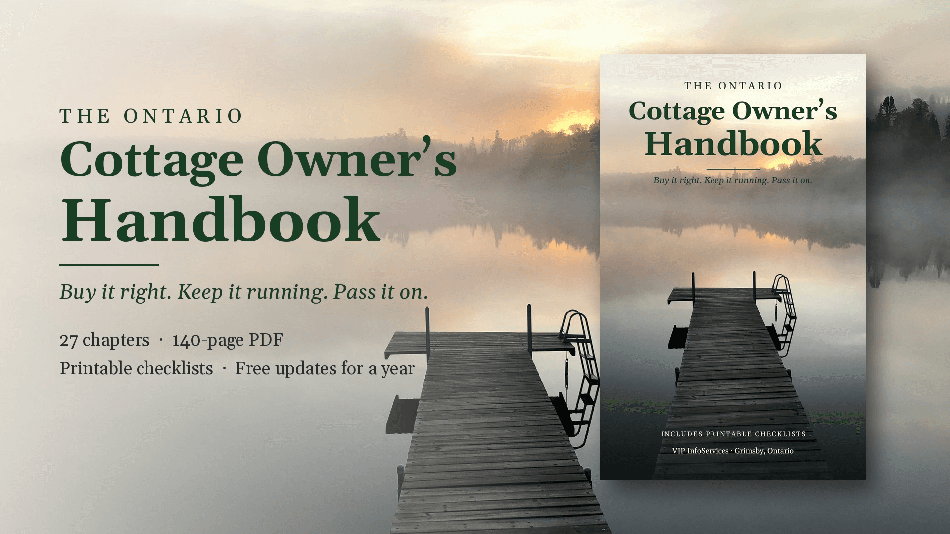 Ontario Cottage Owner’s Handbook