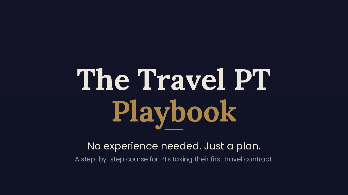 The Travel PT Playbook